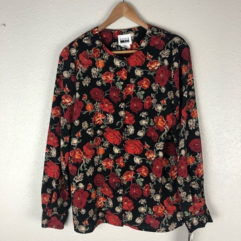 NWT Leslie Fay Sportswear Button Down Shirt